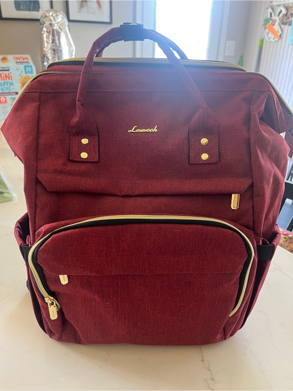 Lovevook Viola I Laptop backpack  Burgundy | NWT